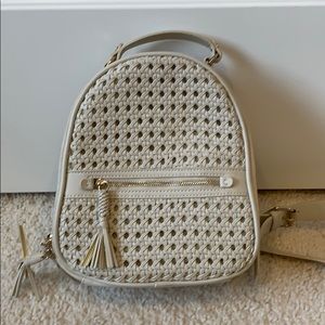 Zara Off White Backpack